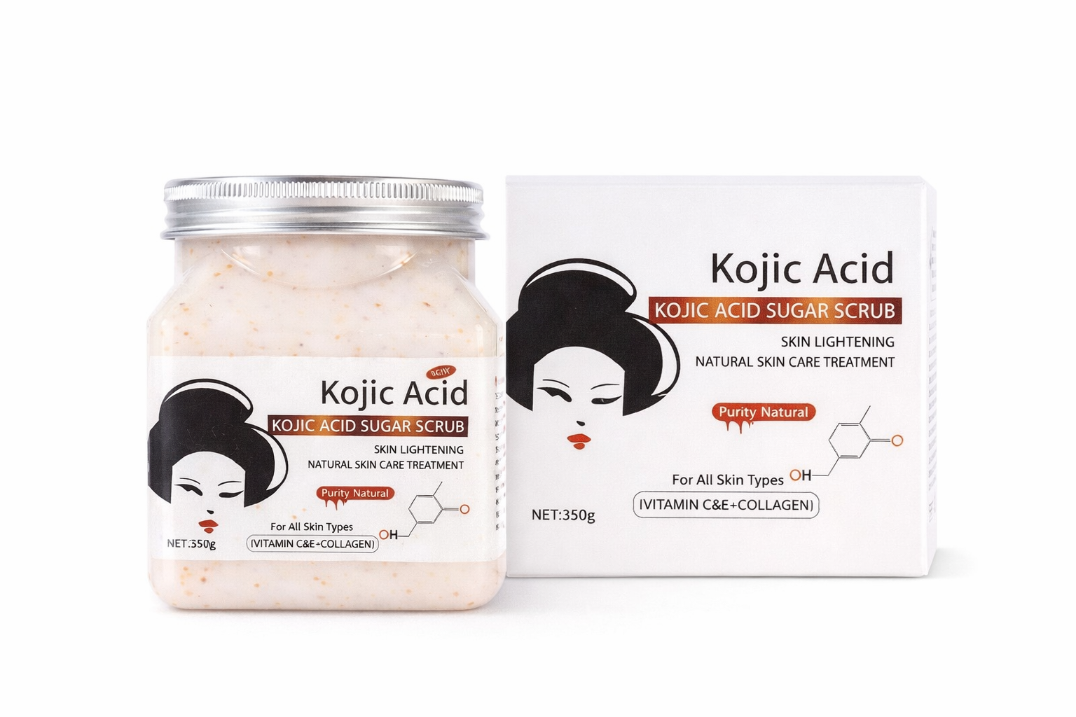 WWP Kojic Acid Face &Body Scrub